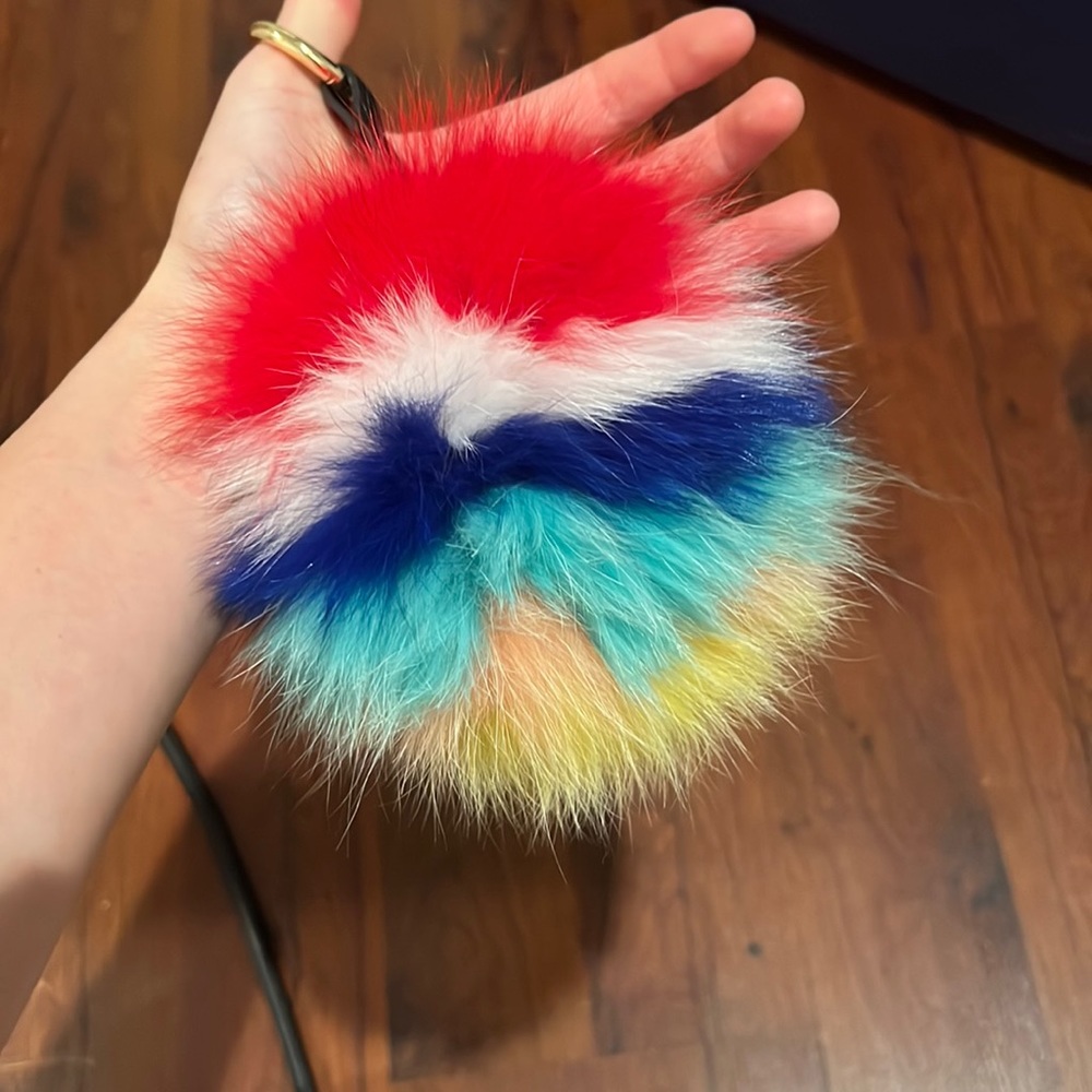 Puff purse charm